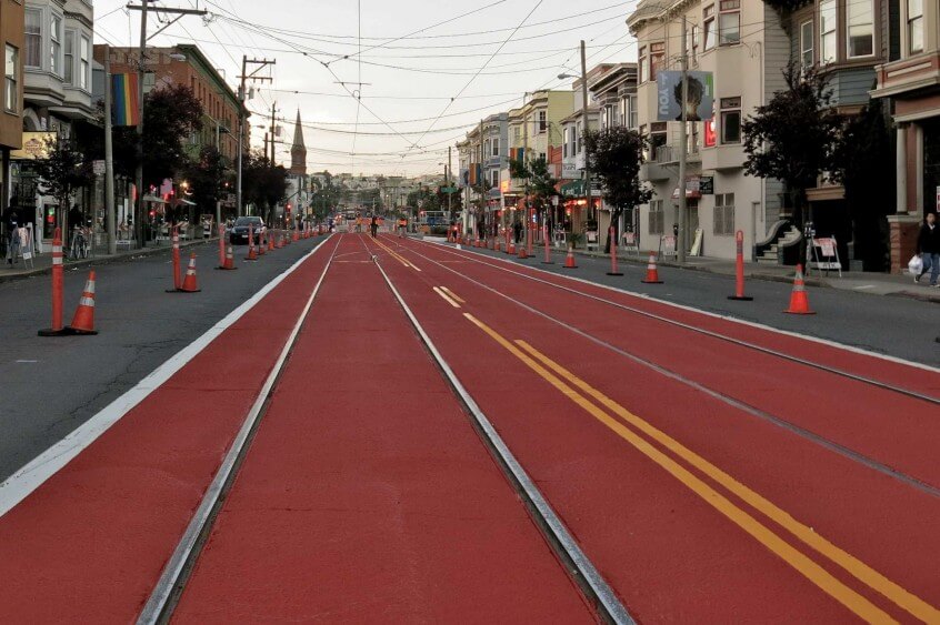 Church Street Transit Lanes