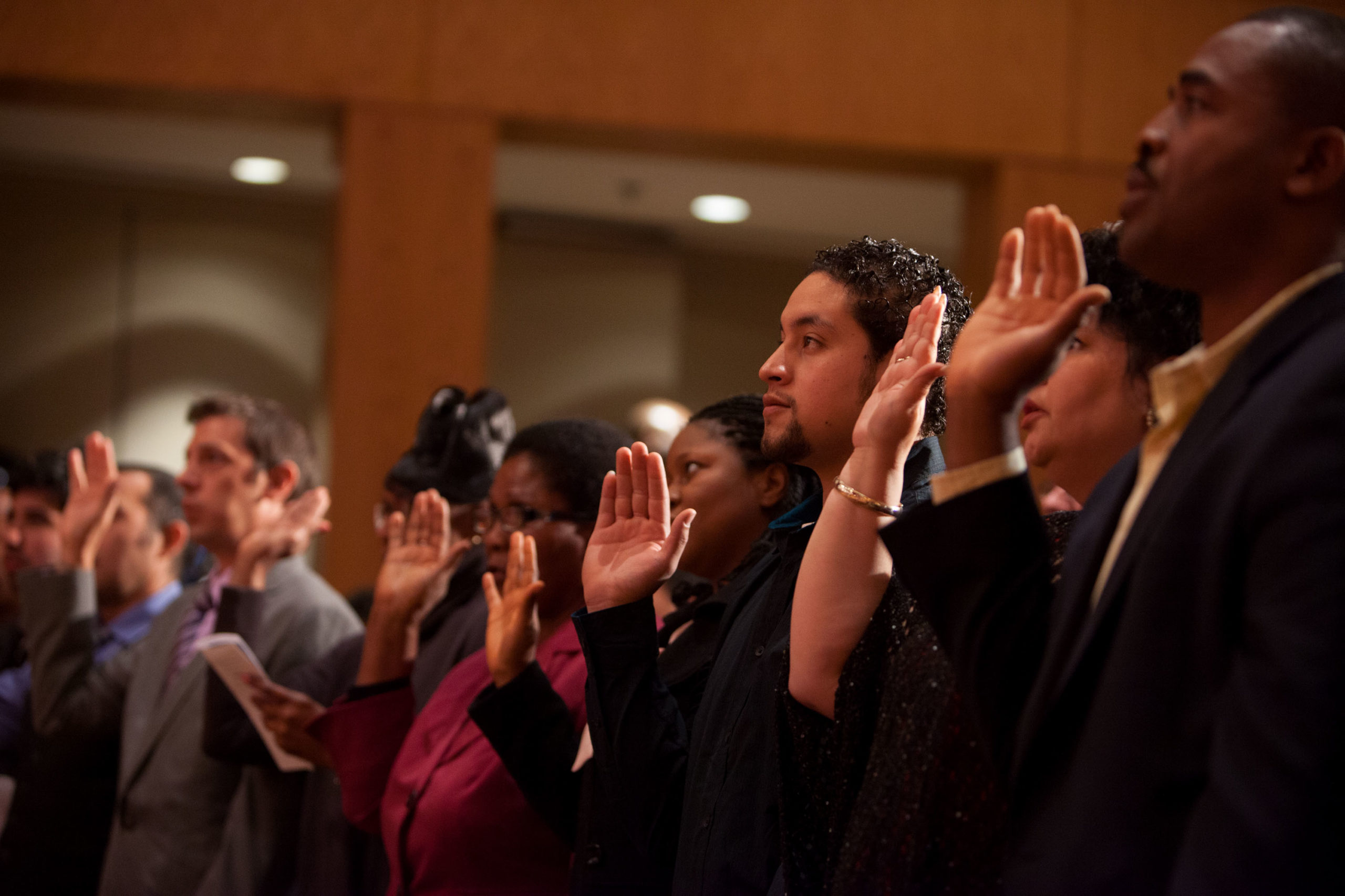 oath of allegiance ceremony after interview