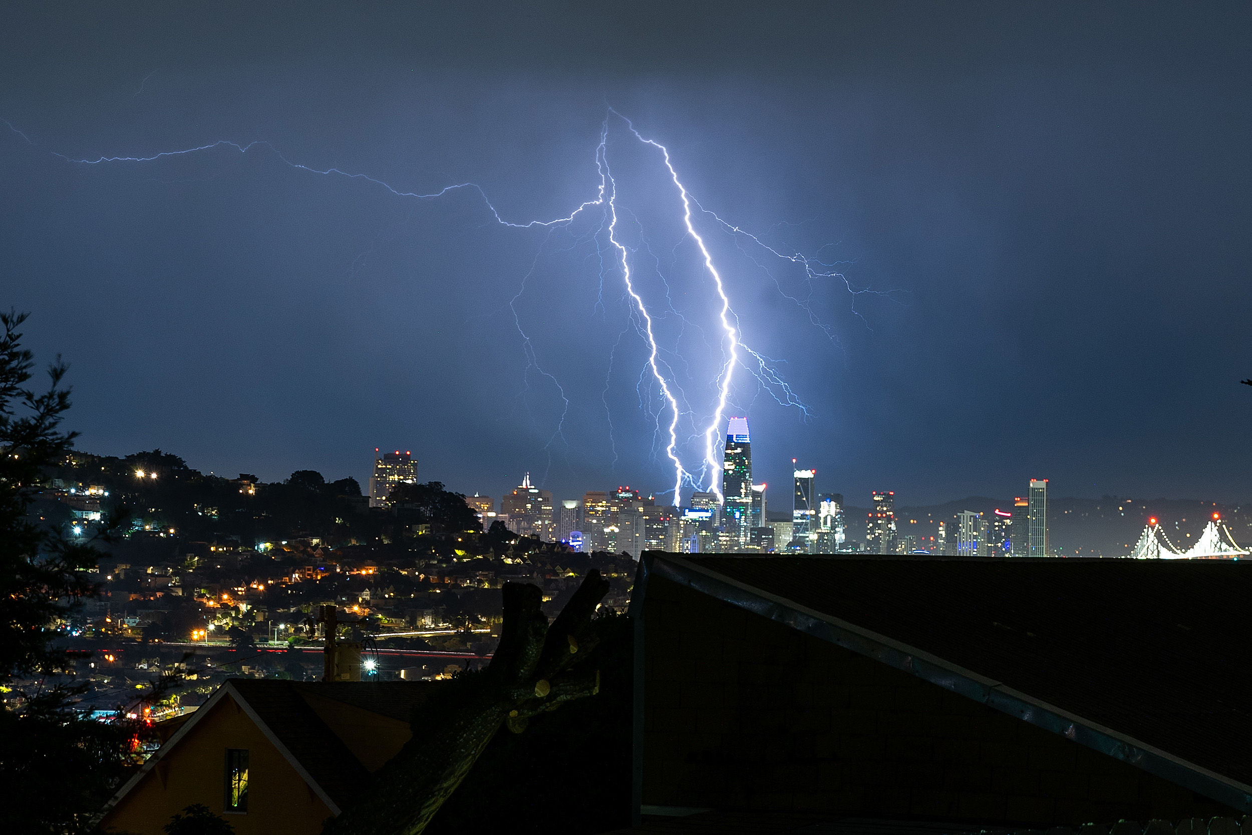 Chance of dry lightning prompts Bay Area fire weather watch SFBay