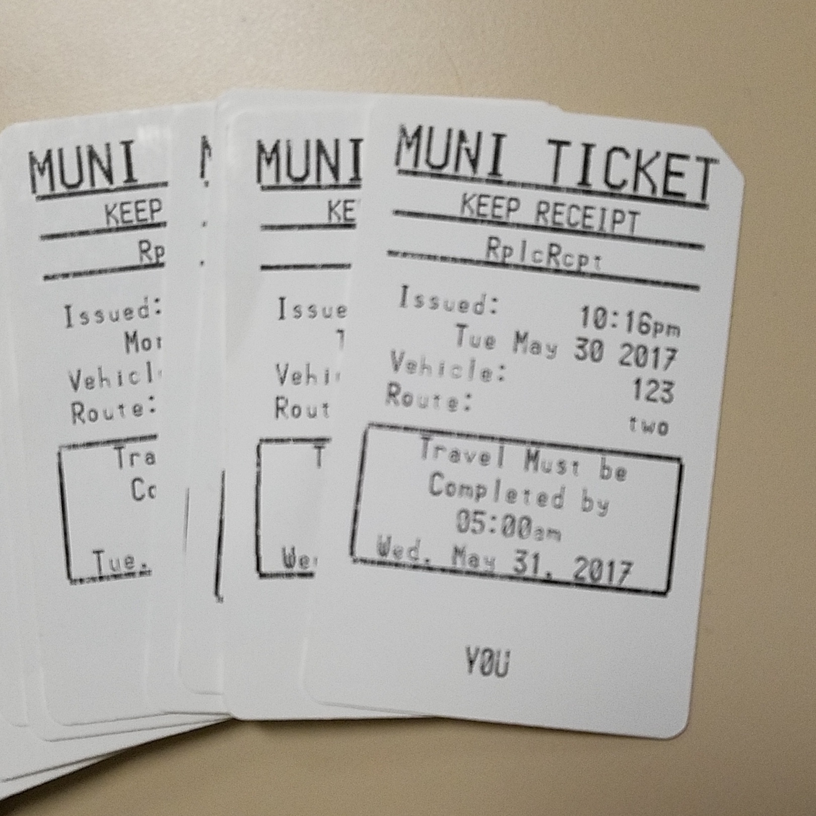 New Muni farebox transfers